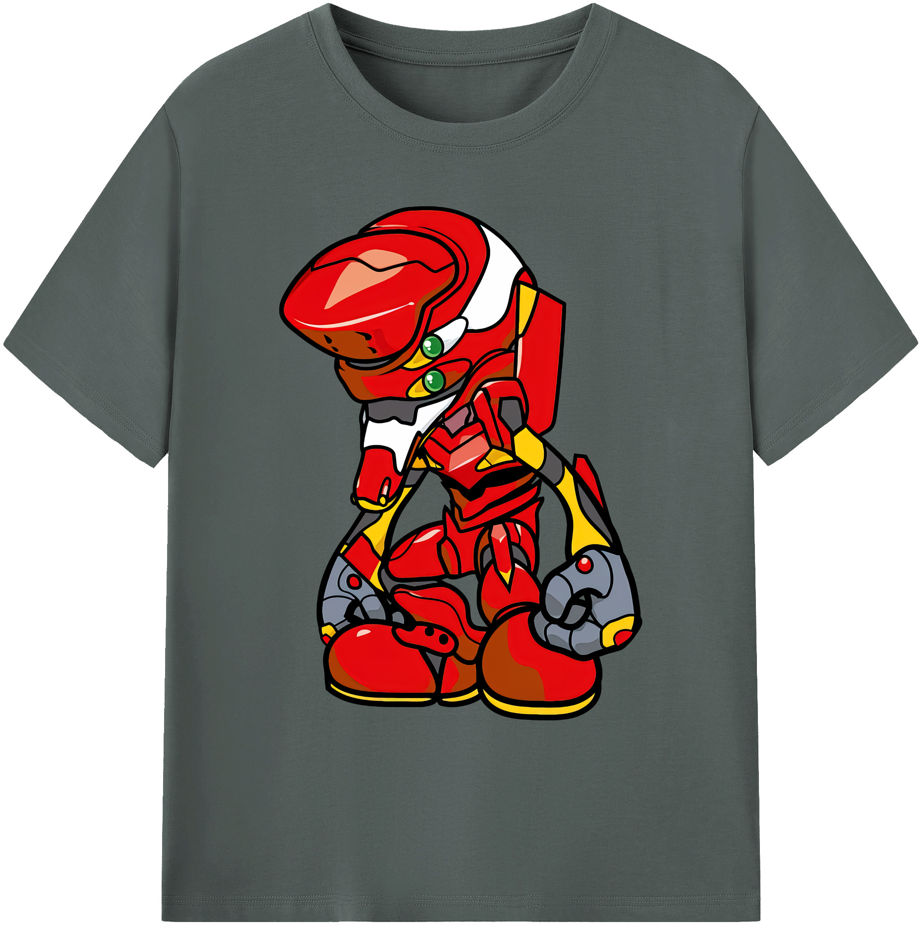 （画像用） EVA 新世紀エヴァンゲリオン 綿100％ メンズ半袖Tシャツ｜肌触りやわらか＆通気性